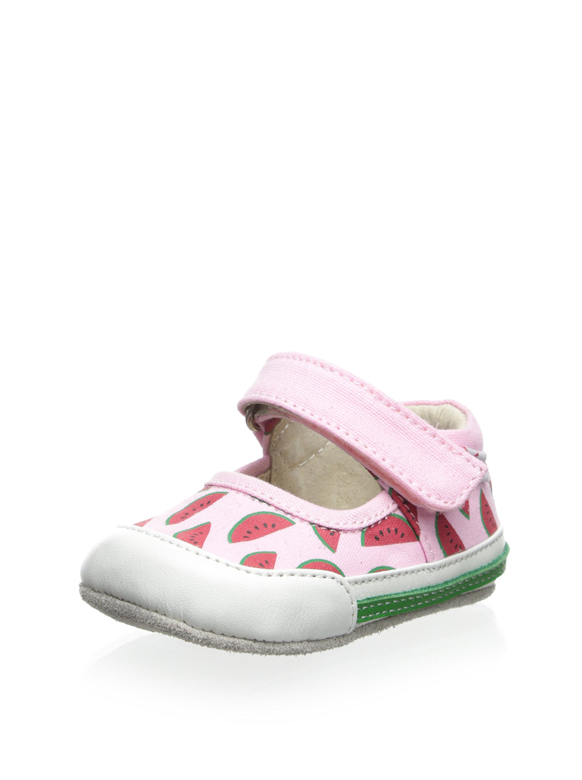 See Kai Run Kid's Printed Mary Jane, Pink, 6-9 Months M US Infant