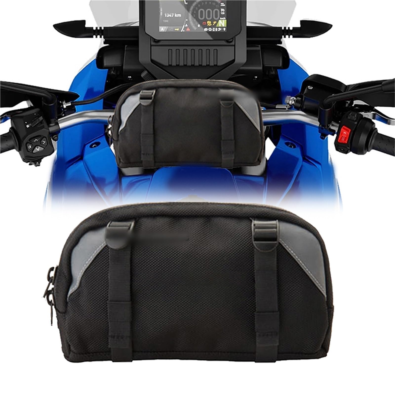 Sacoche de guidon avant de moto sac de rangement multifonctionnel Tuareg660