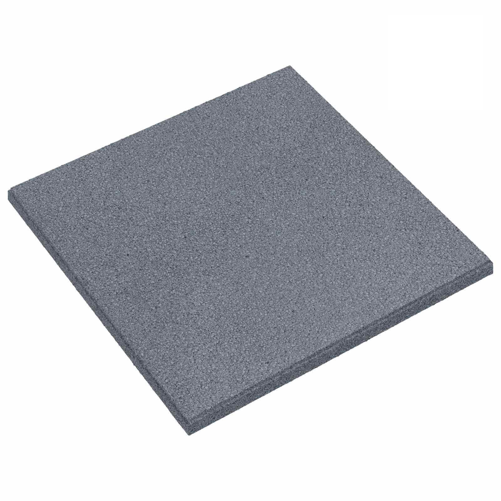 Generisch Sturzschutzfliesen 24 STK. Grau 50 x 50 cm Gummi 117.6kg