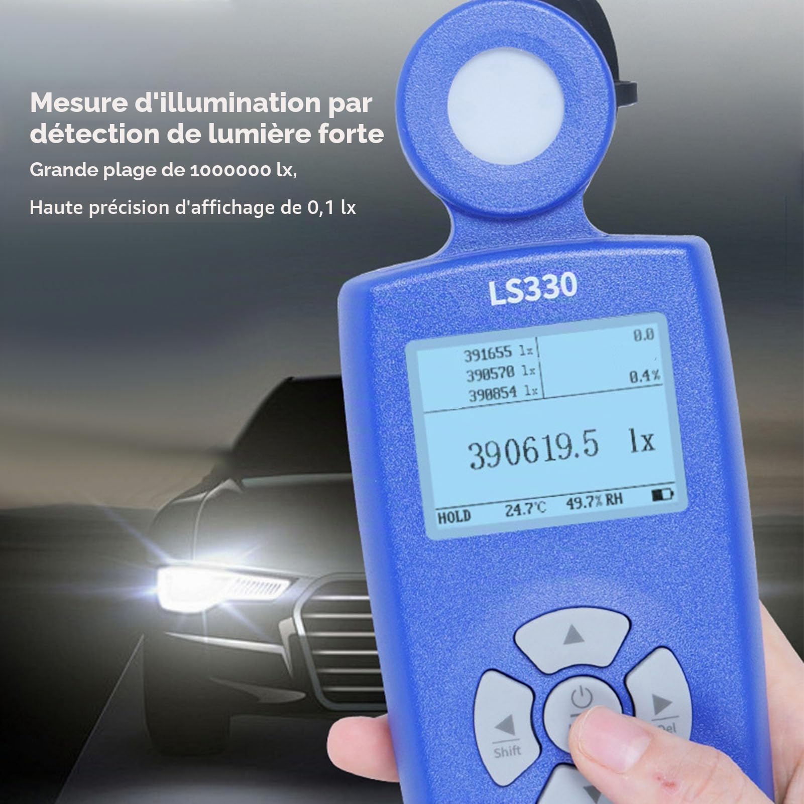 Testeur de Température de Couleur de Haute Précision, Appareil D'éclairage à, pour L'intérieur et L'extérieur