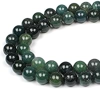 Vista 10 de MJDCB Cuentas de piedra natural de jade zafiro redondas sueltas para hacer joyas DIY Pulsera Collar (8mm)