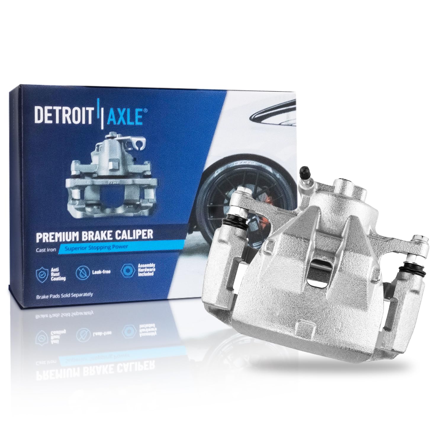 Detroit Axle - Front Right Brake Caliper w/Bracket for Toyota Camry