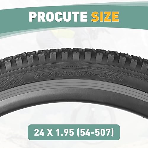 Miniatura 2 de WEEROCK MTB Bike Tire Two Pack 242627.529 Inch Tire Folding Bead Replacement Tyre 24 x1.9526 x 1.9527.5 x 1.9529 x 2.1 Mountain Bicycle Tires