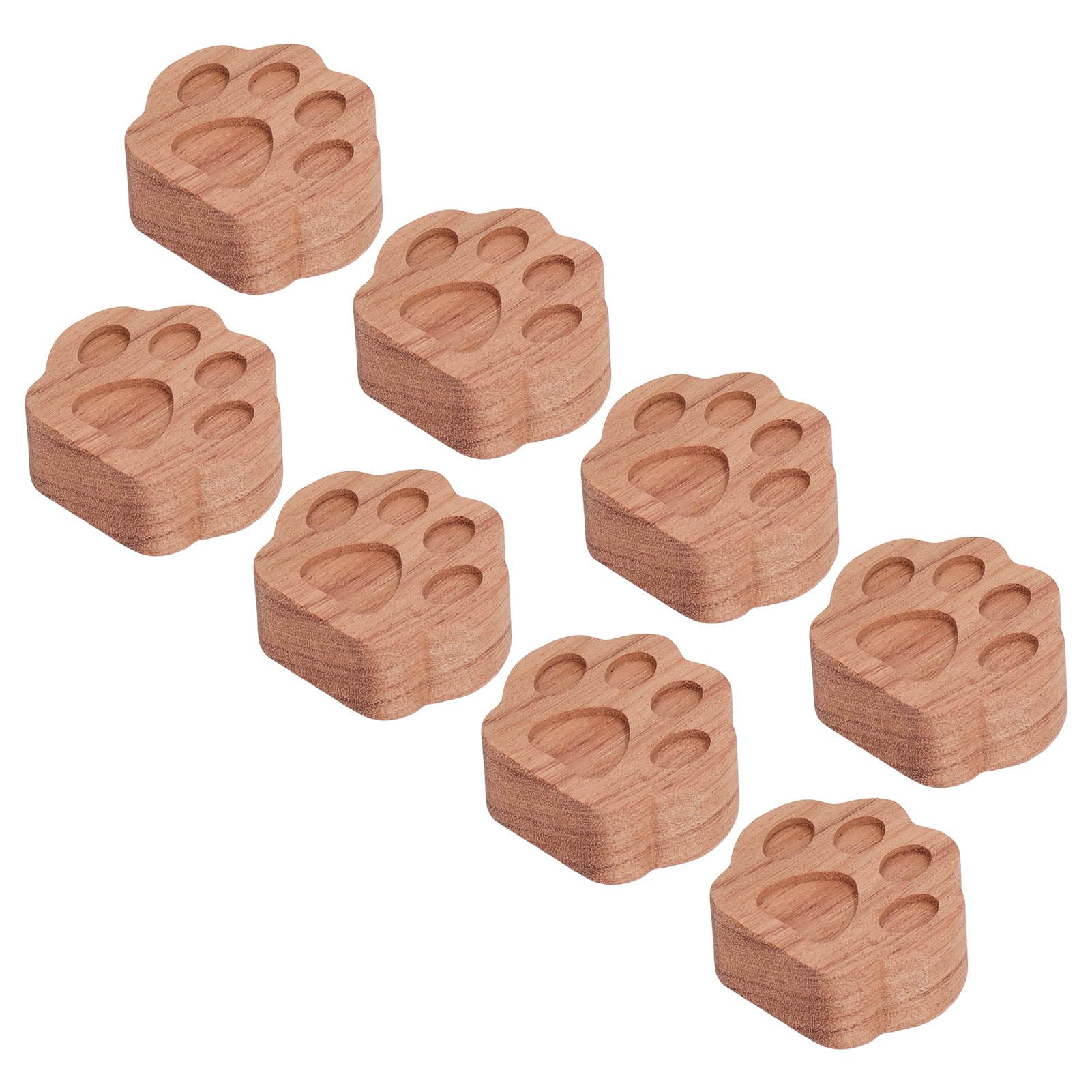 Essential Oil Car Diffuser Cat Shape Rose Material Natural Style Diffuser Compact Portable for Car Office Home 8pcs Set