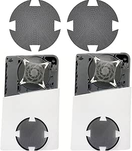 PS5 Pro & PS5 Slim Dust Filters 2-Pack - Anti-Dust Fan Covers For PlayStation 5