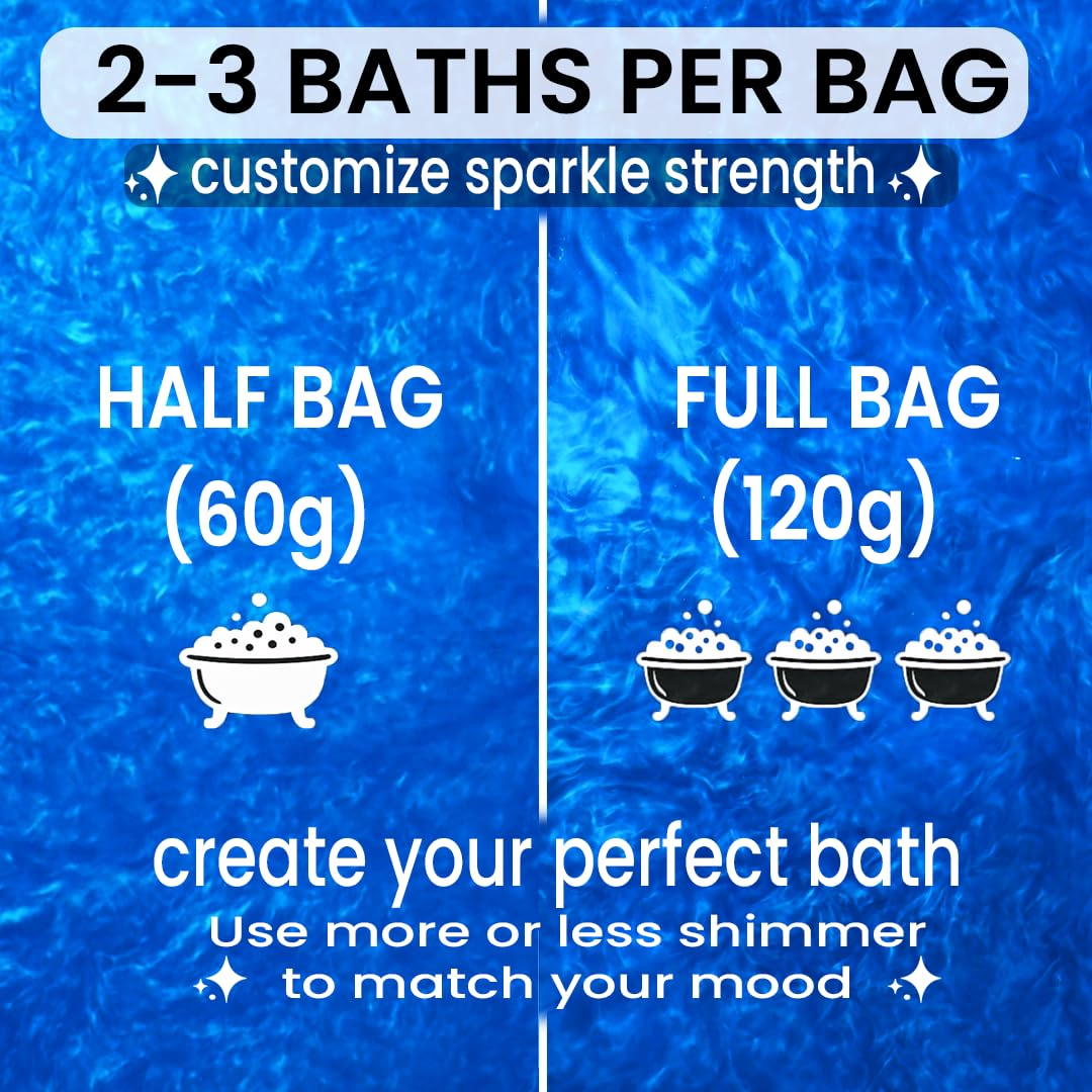 Stsfybaths Black Cherry Shimmer Bath Bomb in A Bag - Handmade Scented Bath Bombs for Women,Kids and Men - Bulk Bathbomb Fizzies Perfect for Boys and Girls All Ages (Small, Black): Sky Blue 4.4 Ounce (Pack of 1)