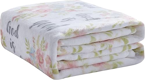 Miniatura 5 de Elegant Comfort Manta ligera estampada para todas las estaciones, ultra suave, acogedora y afelpada, manta decorativa, perfecta para descansar, 50 x