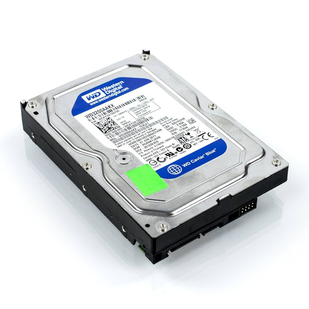 外付けハードディスク・ドライブ Western Digital WD3200AAKX 320GB HDD Amazon | WESTERN DIGITAL bule WD 3.5インチ 内蔵 HDD 320GB