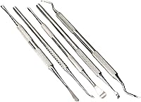 Vista 11 de 4 piezas de púas de acero inoxidable sondas de cera y arcilla herramientas para esculpir