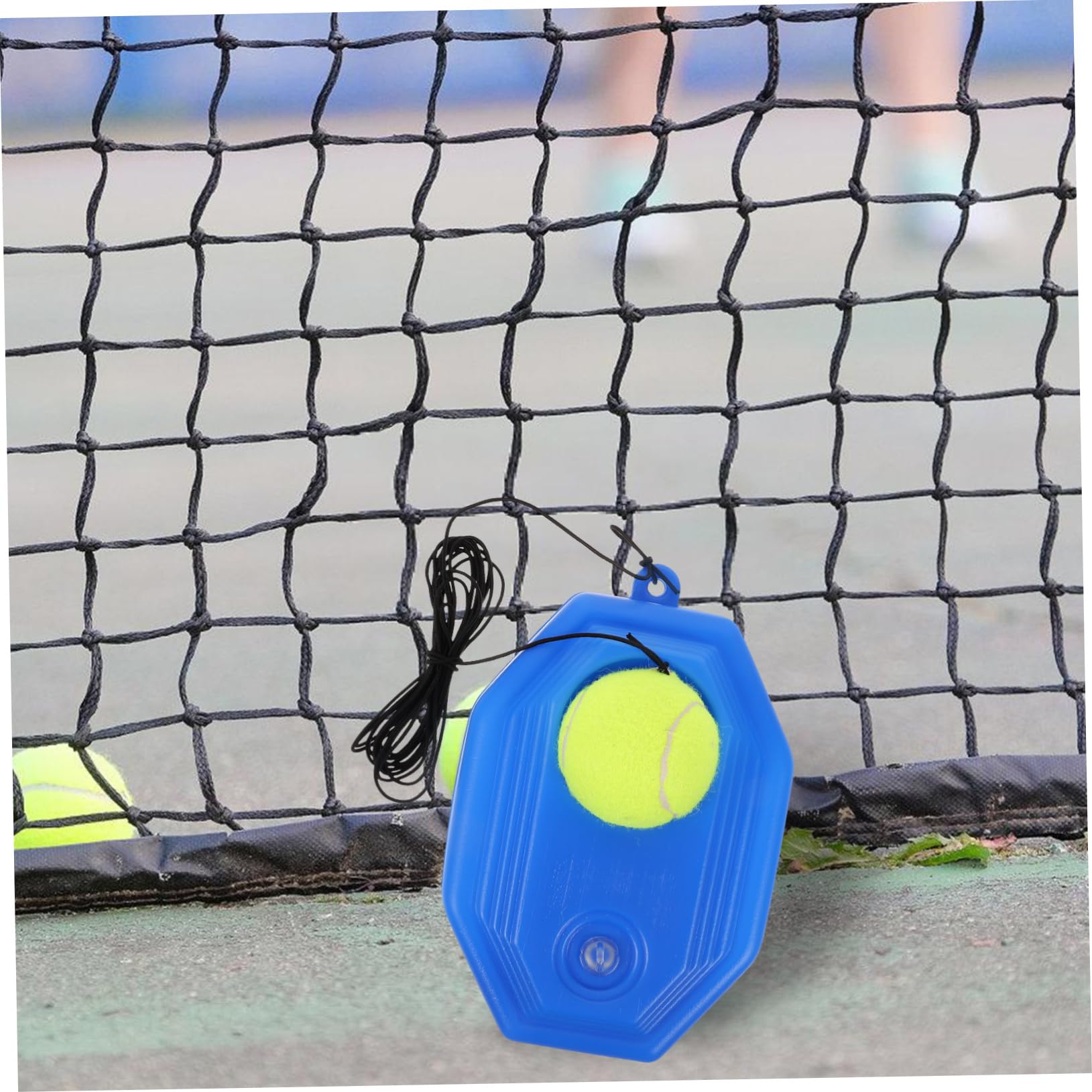 Toyvian Kit de Entrenamiento de Tenis con Base de Rebote para Práctica Individual Herramienta Duradera para Entrenamiento Deportivo para Jóvenes y Adultos