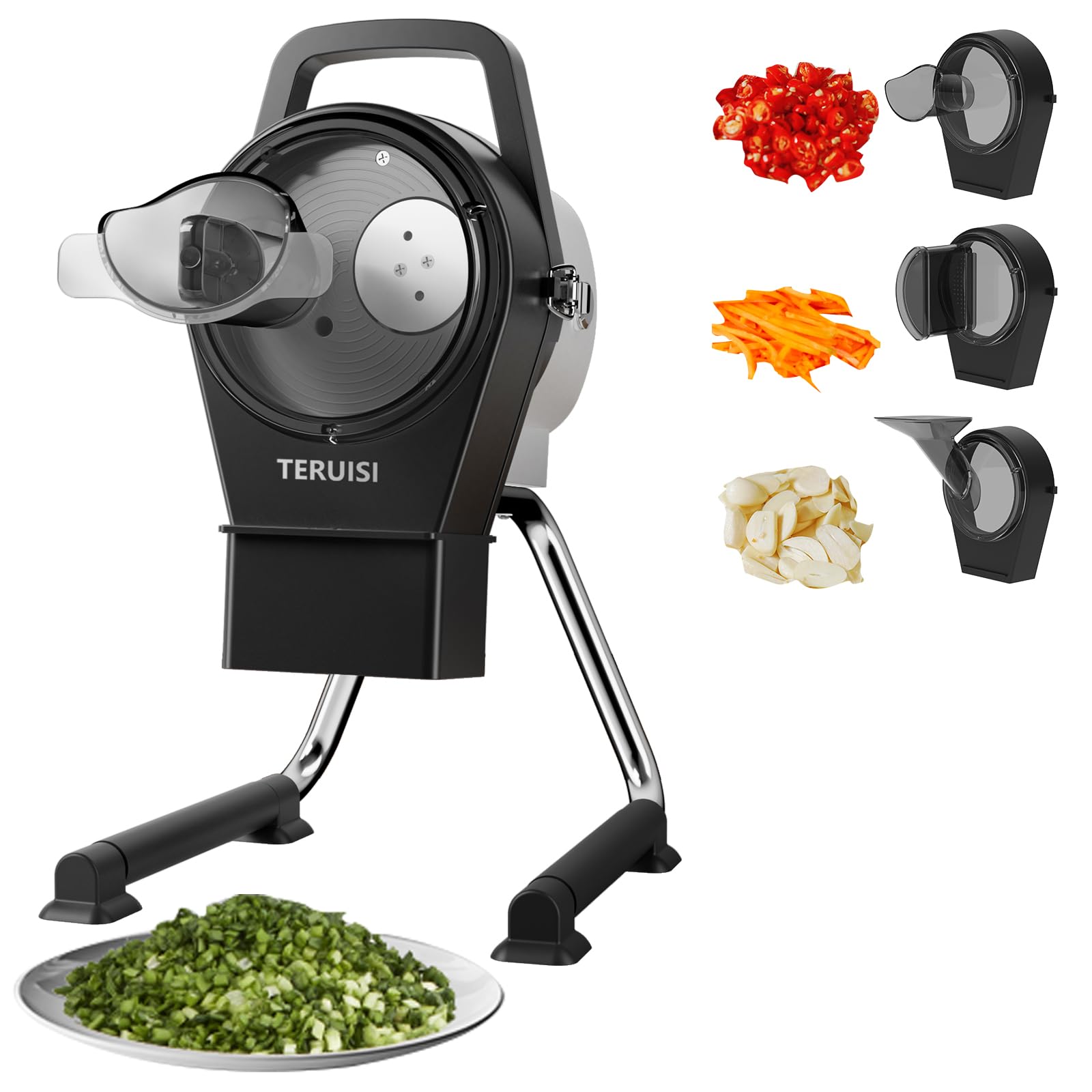 Robot culinaire coupe-ciboule 6000 tr/min haute vitesse pour une découpe ultra-rapide