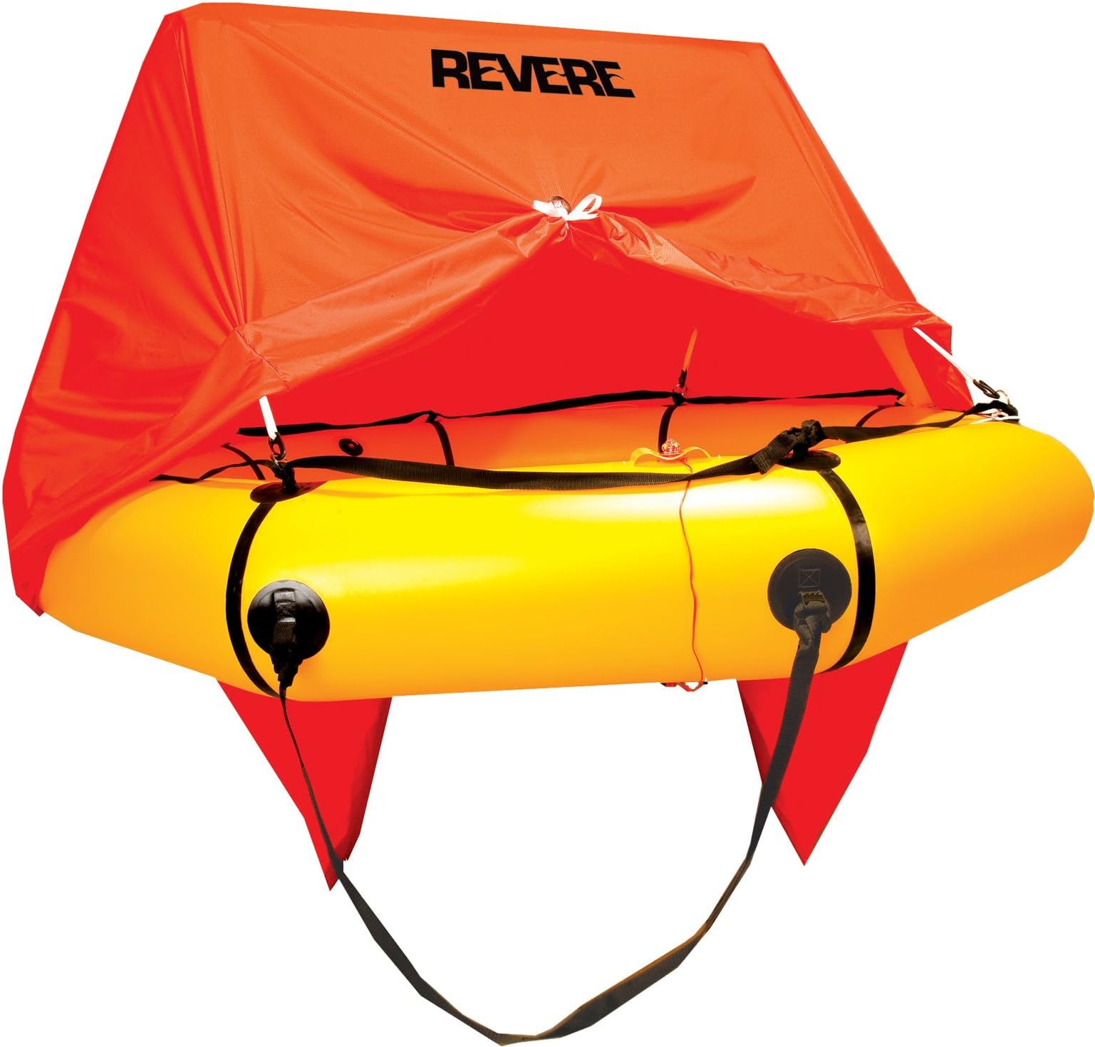 Revere Coastal Compact 4 Person Liferaft with Canopy