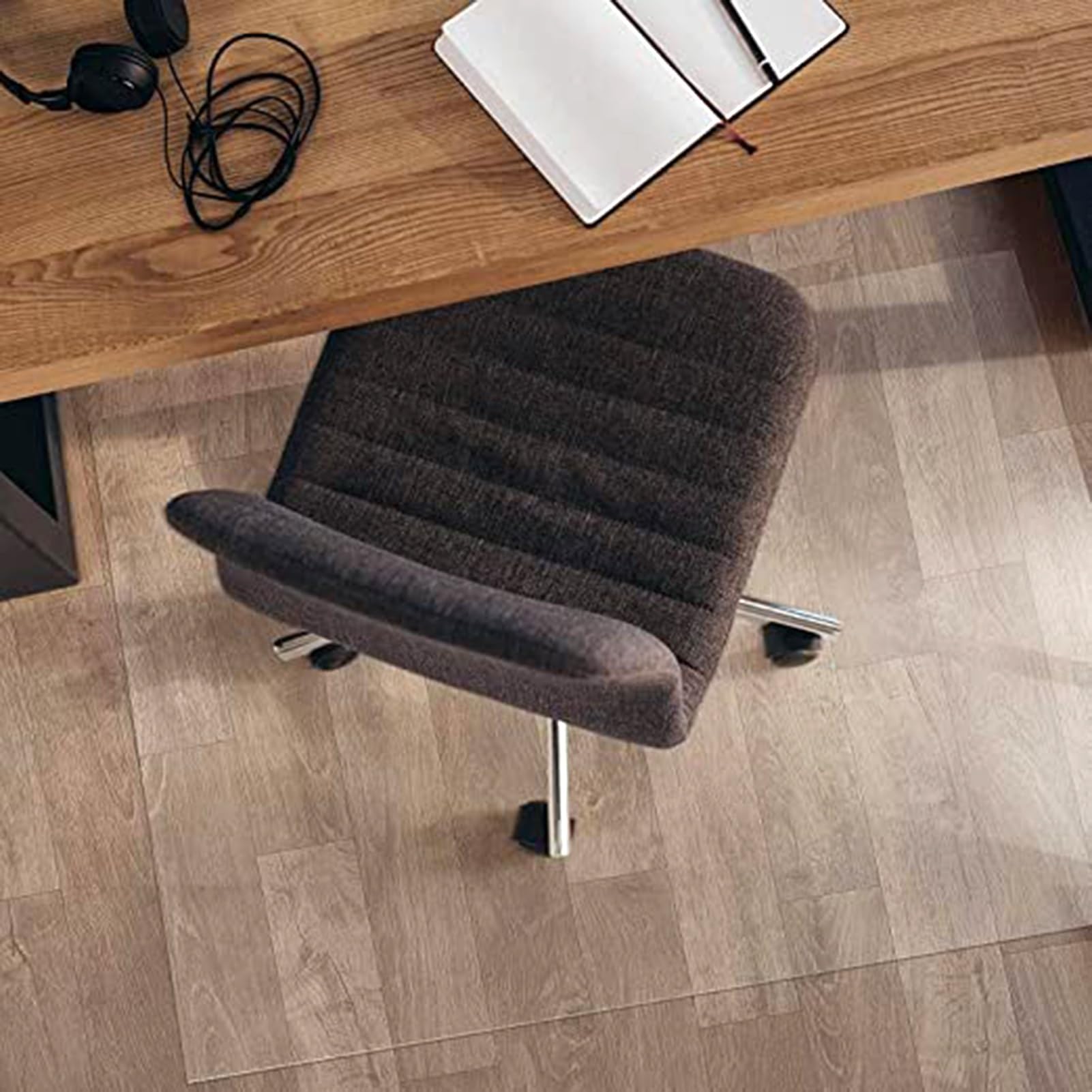 Desk Chair Mat Transparent Floors Mat Waterproof Anti-Skid Home Office Computer Chair Mat Indoor Outdoor Hard Floor Tile