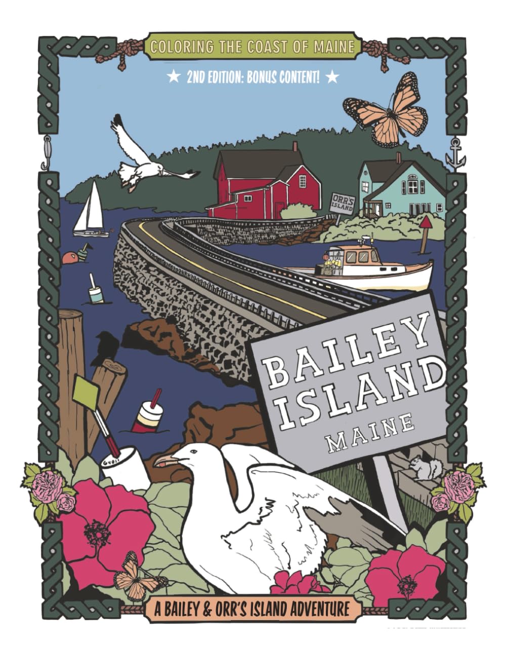 Coloring the Coast of Maine: A Bailey & Orr's Island Adventure      Paperback – December 4, 2024