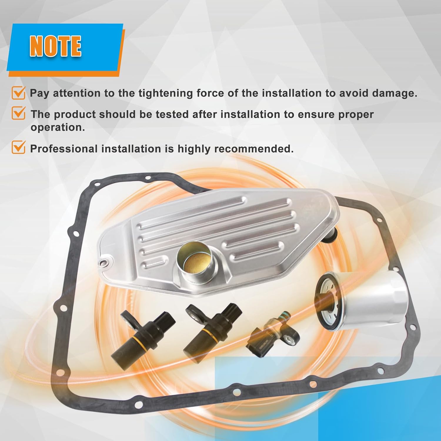 Transmission filter kit fits for Dodge Ram Replace OE 45RFE 545RFE 68RFE