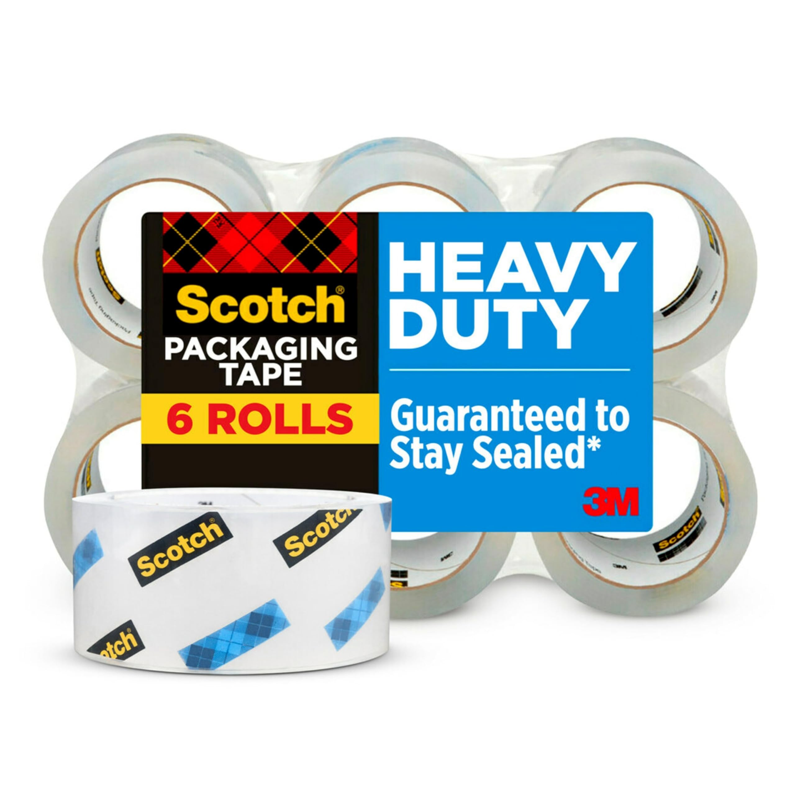 Scotch Heavy Duty Shipping Packaging Tape, 1.88