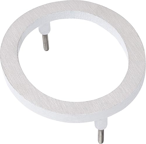 Miniatura 57 de Montague Metal Products MHN-06-F-RB1-9 Números de casa de dirección flotantes modernos de aluminio cepillado sólido, 6 pulgadas, bronce romano Negro