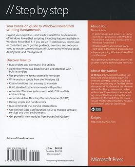 Windows PowerShell Step by Step