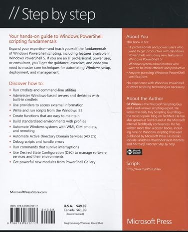 Windows PowerShell Step by Step