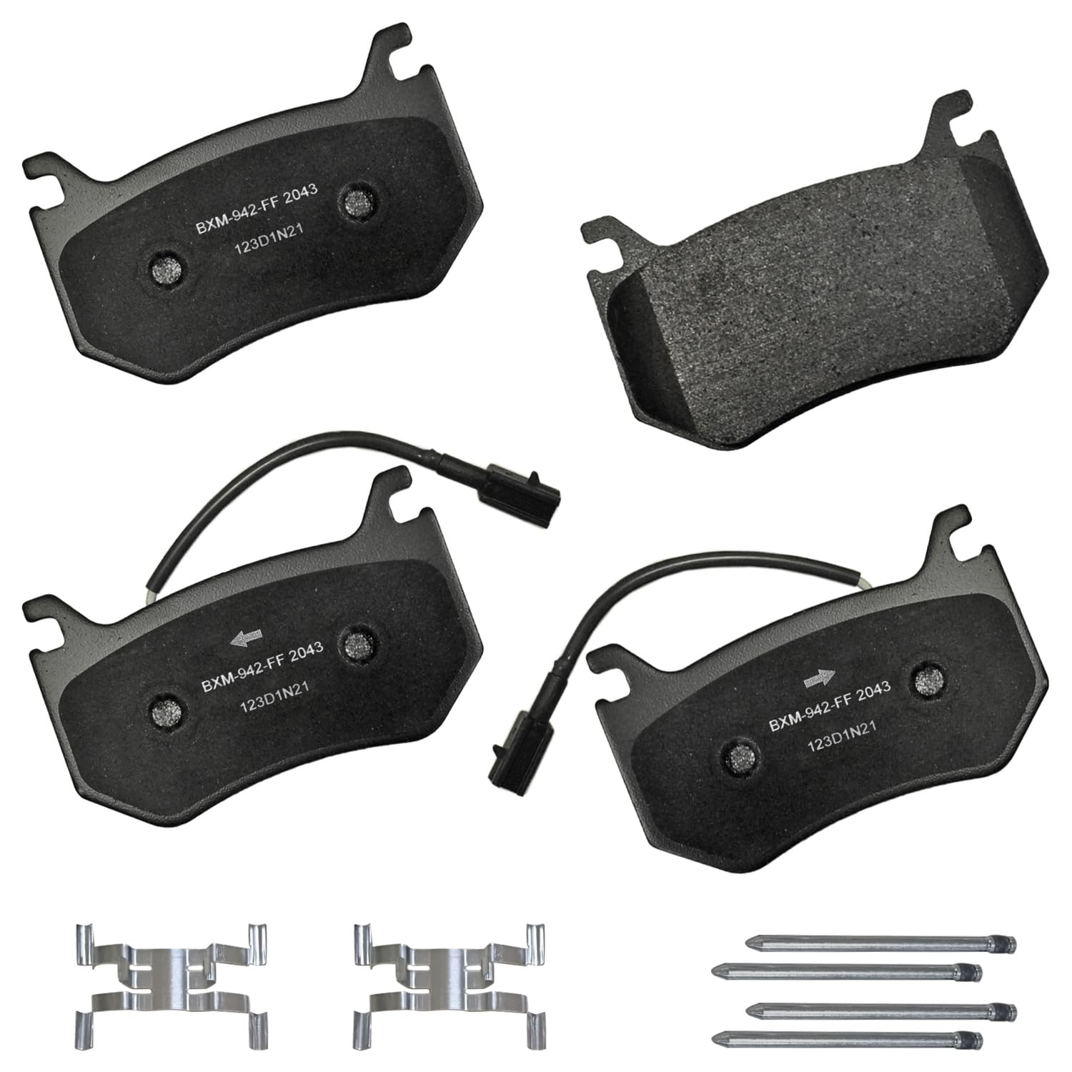 Bendix Premium SBM2043 Semi-Metallic Rear Brake Pads for Alfa Romeo Giulia 2023-2017, Stelvio 2020
