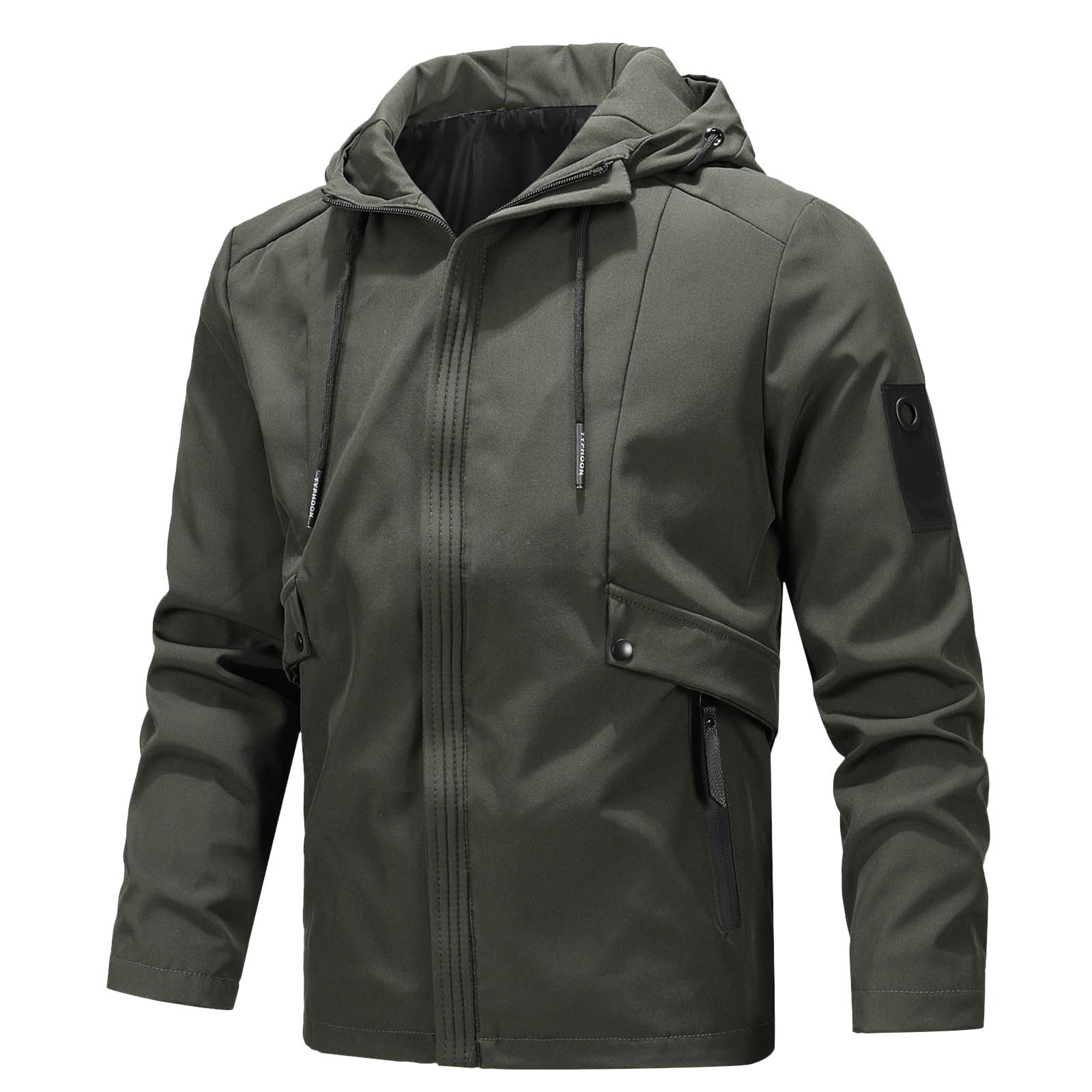 Generisch Hardshelljacke Damen Herren - Wintermode, winddicht, Reißverschluss, Pullover, langärmelig