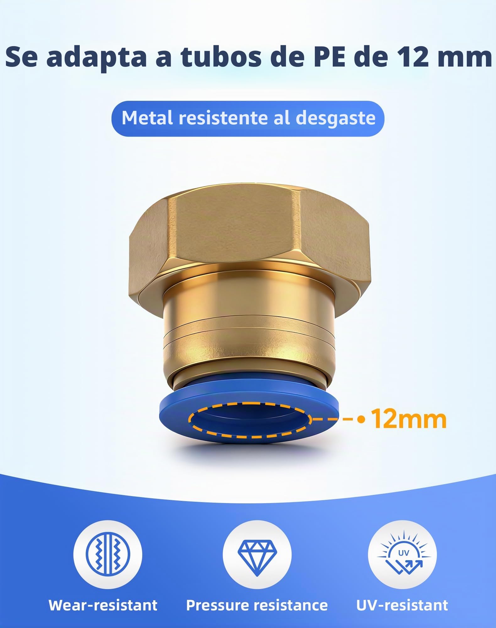 Sistema de Riego por Goteo, Aspersor 360° Ajustable, Boquilla Nebulizadora de Alto Rendimiento, Cabeza Giratoria, Flujo de Agua Personalizable, Fácil Instalación, Ideal para Plantas en Maceta (15 M)