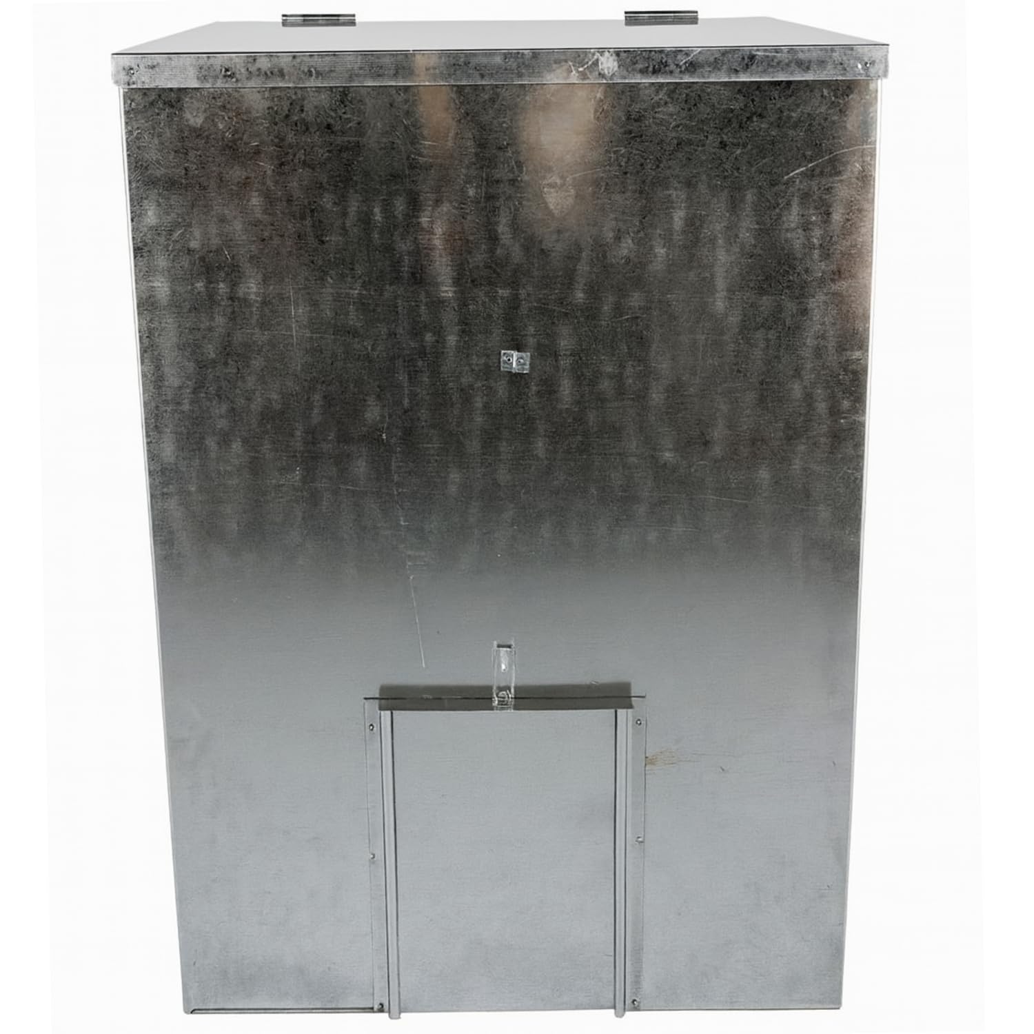 Elex Galvanised Steel Metal Coal Bunker Heavy Duty Coal Fuel Storage 125KG -5 BAGS OF 25KG FUEL