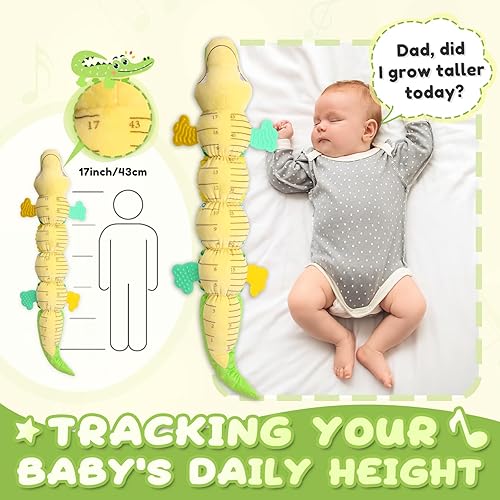 Miniatura 5 de Awotoy Juguetes para bebés de 0 a 12 meses, animales de peluche musicales, juguete suave de actividad con arrugado multisensorial, sonajero y