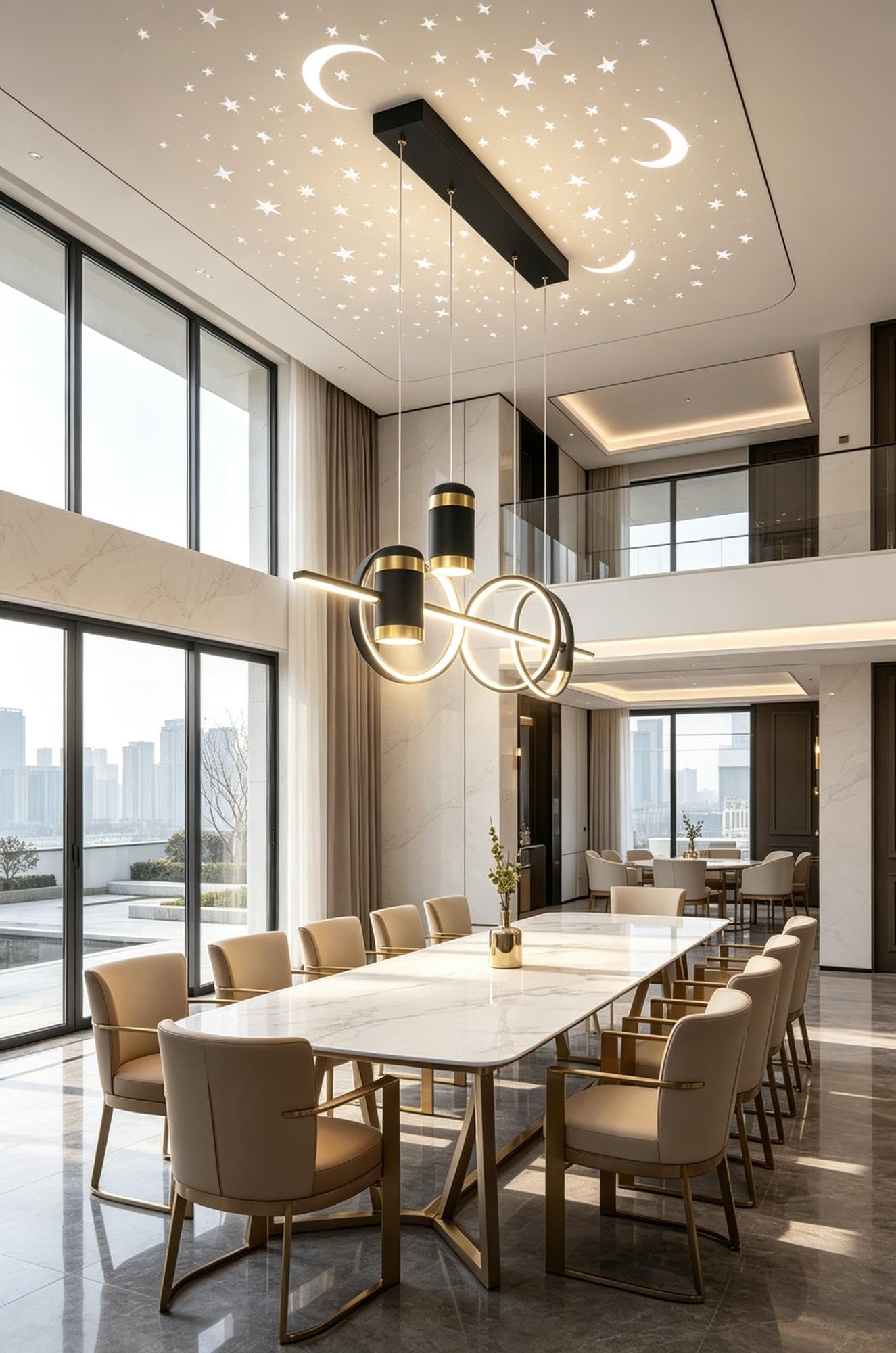 Suspension LED Moderne pour Table à Manger
