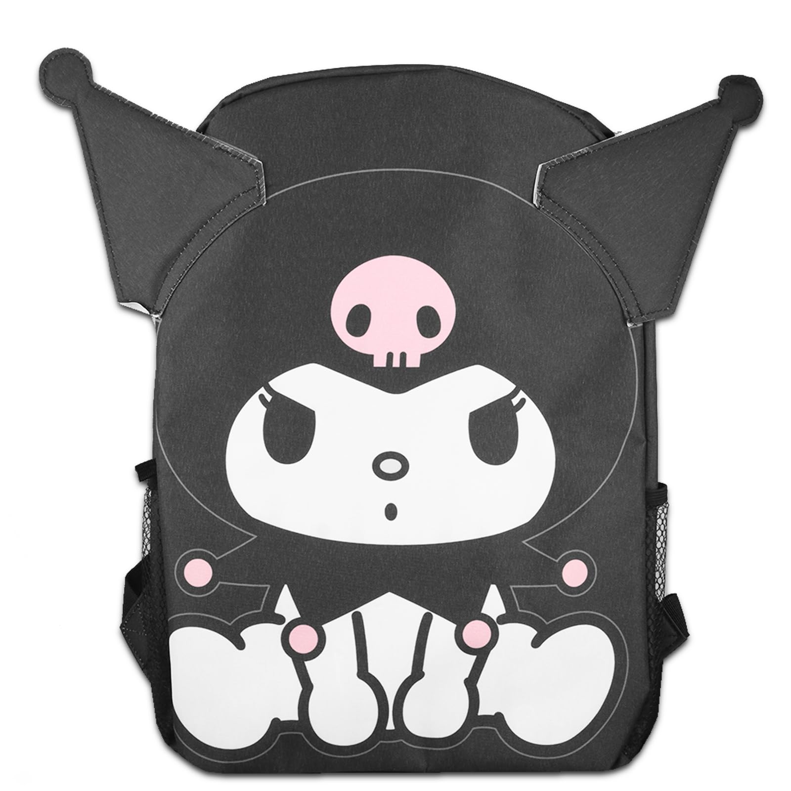 Sanrio Kuromi E My Melody Set Zaino 40 Cm Con Portapranzo Termico, Borraccia, Tatuaggi E Accessori - Zaino Per Bambine E Ragazze