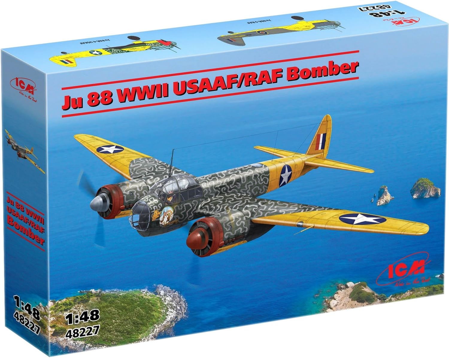 Amazon | アイシーエム(ICM) 1/48 WW2 アメリカ/イギリス ユンカース