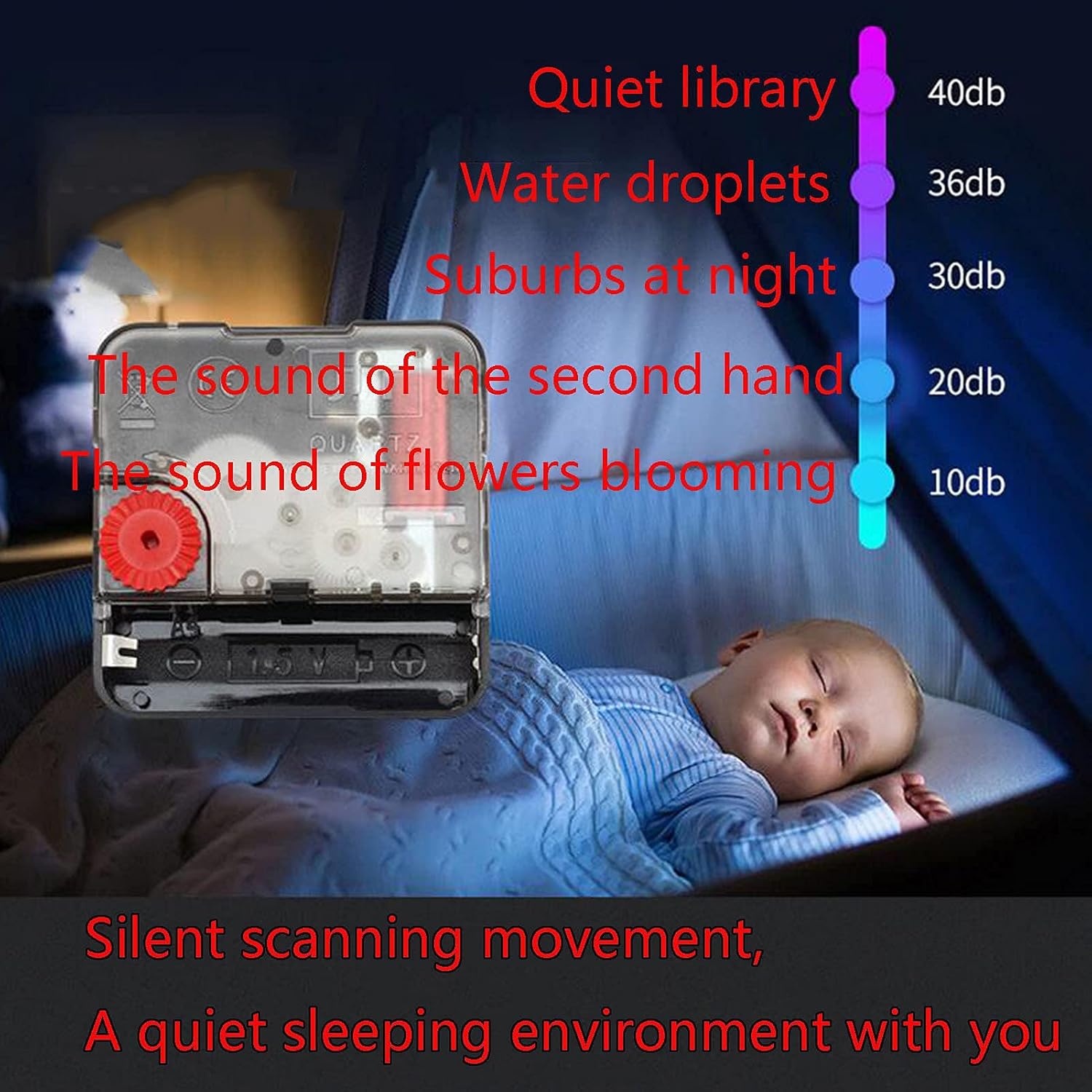 Wall Clock， 60Cm Modern Simplicity Garden Clock Large Outdoor Clock (Gold)