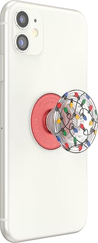 Miniatura 5 de PopSockets Agarre para teléfono con soporte expandible, Holiday PopGrip - Corgi Christmas
