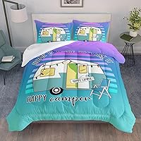Vista 29 de HOSIMA Juego de ropa de cama para niñas con temática de caballos, juego de edredón estampado de flores de cerezo rosa con 2 fundas de almohada