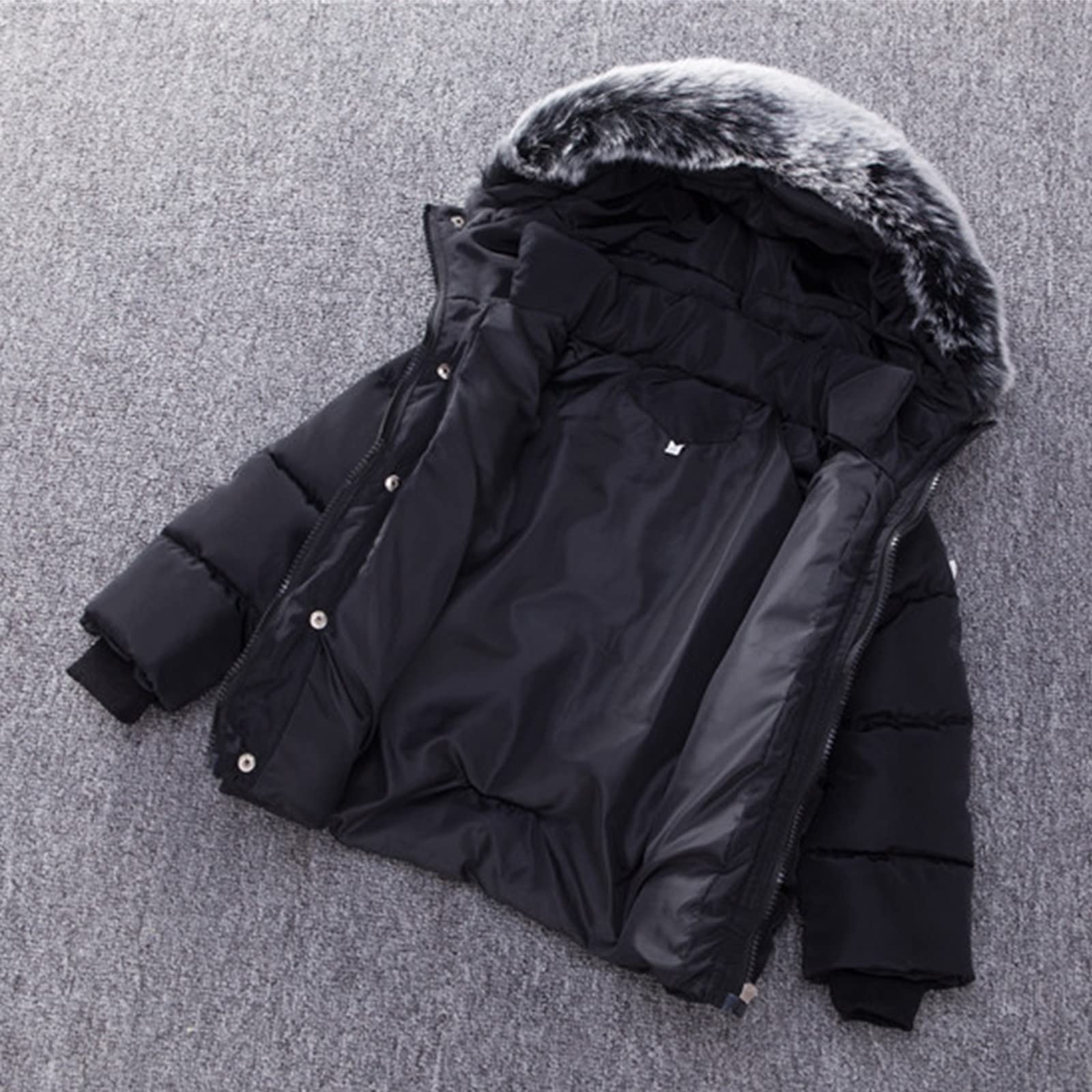 Piumino per bambini imbottito caldo trapuntato piumino cappotto spesso confortevole parka per bambini inverno scuola capispalla casual