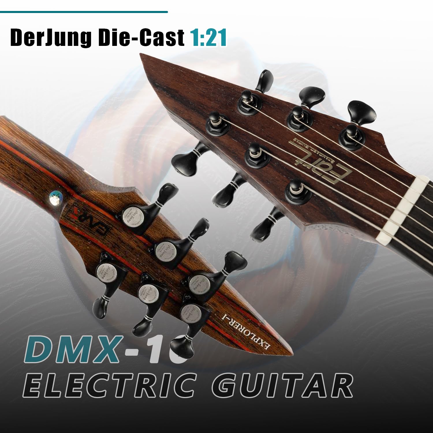 EART Chitarre H6PRO Wenge Neck Solid Ash Body Compound Tastiera Radius Heavy Metal Rock Chitarre elettriche…