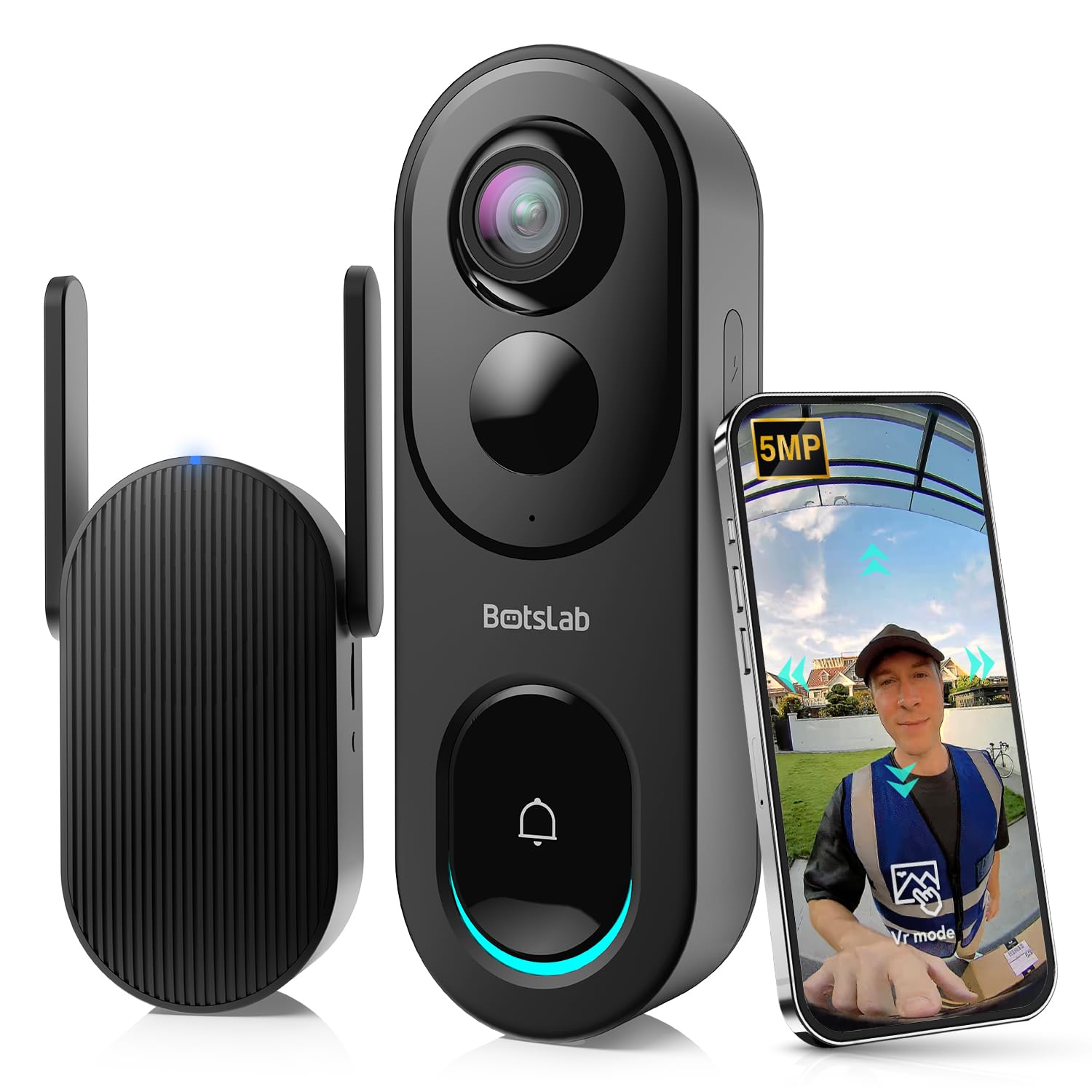360 Doorbell Buy Qubo Wireless Video Door Bell (Person Detection
