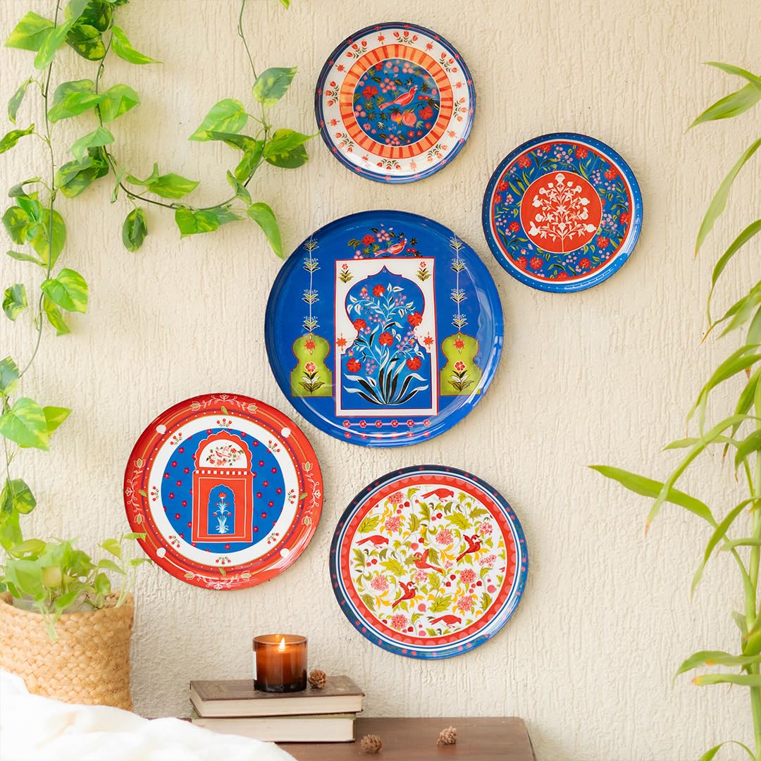 Vintage India Wall Plates - Set of 3 -10