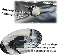 Vista 3 de Cubierta de neumático de repuesto de 35 pulgadas compatible con accesorios Ford Bronco 2021-2024 de 35 pulgadas (con cámara de respaldo) Wildtrak