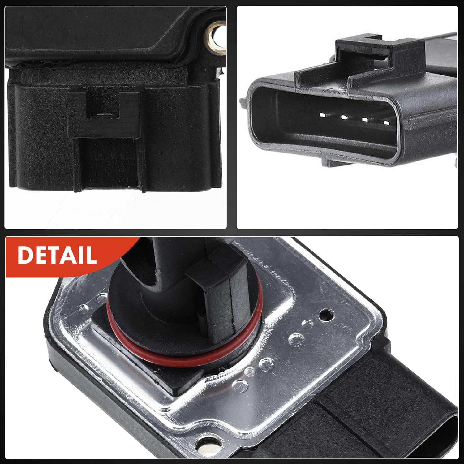 A-Premium Mass Air Flow Sensor Meter [4-Pins] Compatible with Ford F-150 2001-2003, Mustang 2003-2004, V8 4.6L 5.4L Gas, Replace# 1L3F12B579AB, 1L3Z12B579AA