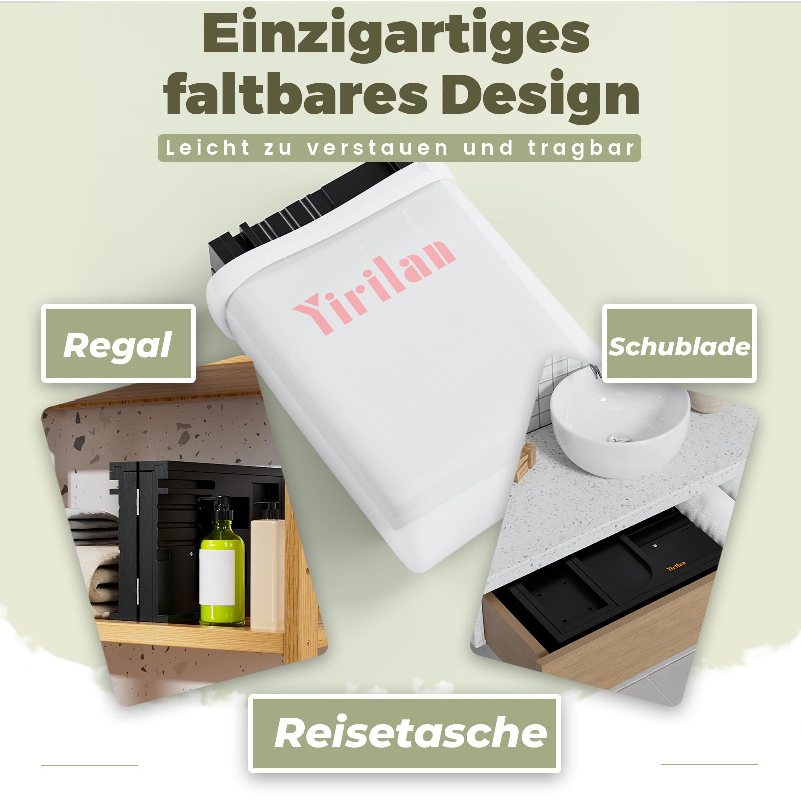 Faltbares Badewannentablett, Einziehbares Und Verstellbares Badewannentablett, Multifunktionales Badezimmertablett Mit BuchstüTzen, Seifenhalter, Handtuchhalter Und Weinglashalter, Schwarz