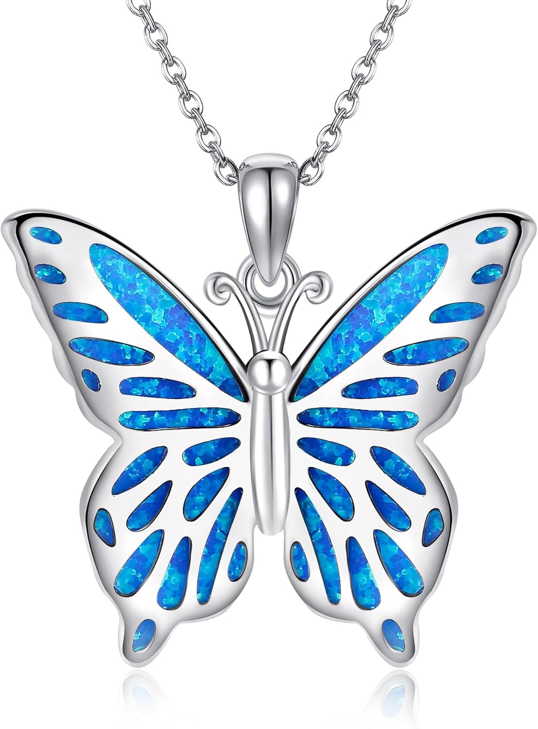 Hammerhead Shark/Phoenix/Goat/Butterfly/Cow/Manta Ray/Red Panda/Hummingbird/Schnauzer Necklace 925 Sterling Silver Animal Jewelry Gifts for Women