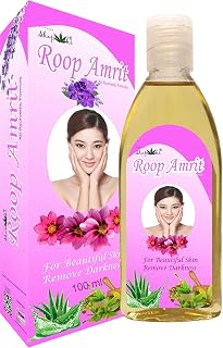 Ayurveda Shaptrishi Roop Amrit Skin Brightening Gel & Face Lotion (100 ml) | For Glow, Radiant & Even Tone Skin | Helps Reduce Dark Spots, Pigmentation & Dullness | Lightweight Non-Sticky Formula