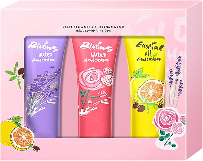 Hand Cream Gift Set Gifts for Women, Moisturizing Hand Cream Enriched
