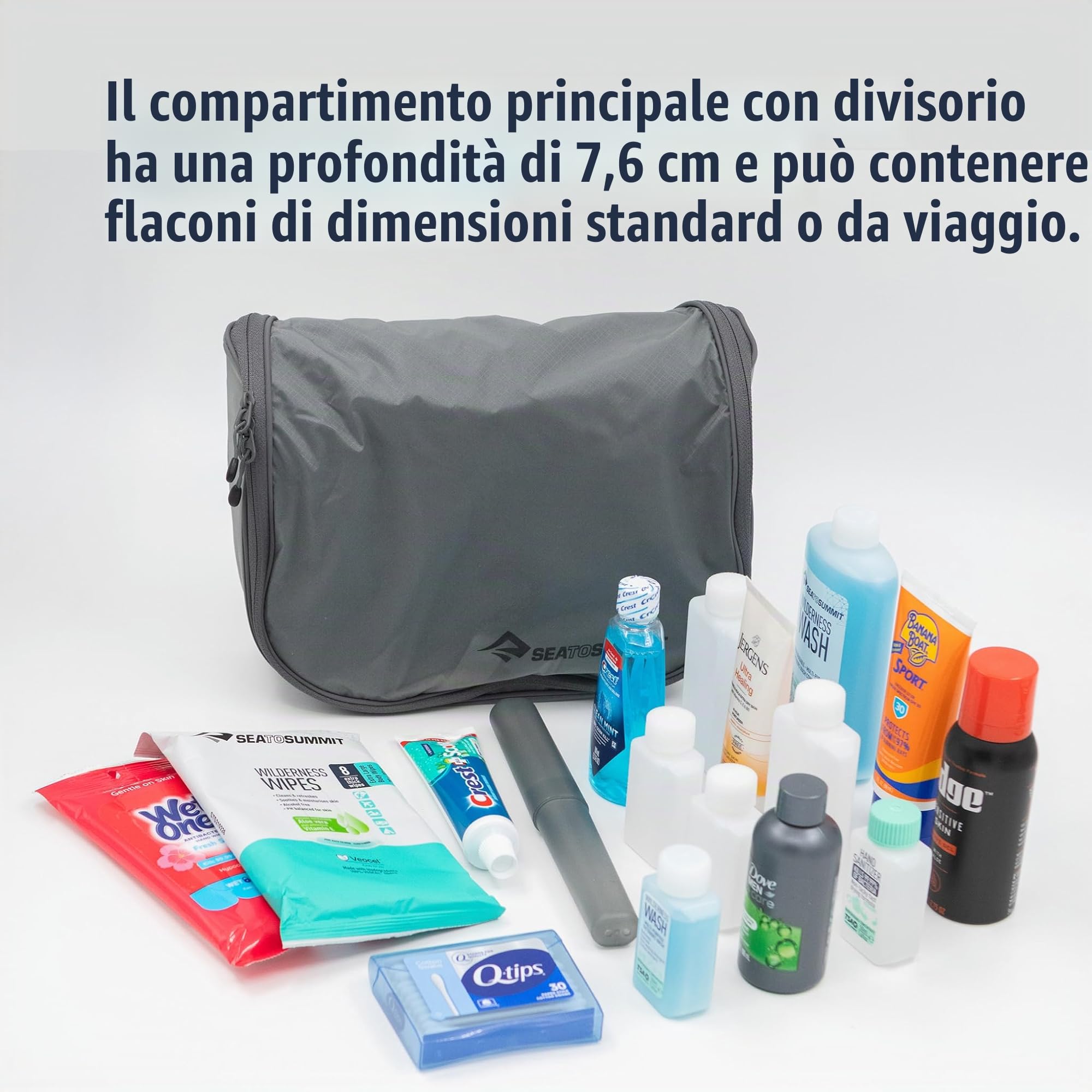 Sea to Summit TravellingLight - Beauty case da viaggio da appendere per uomini e donne