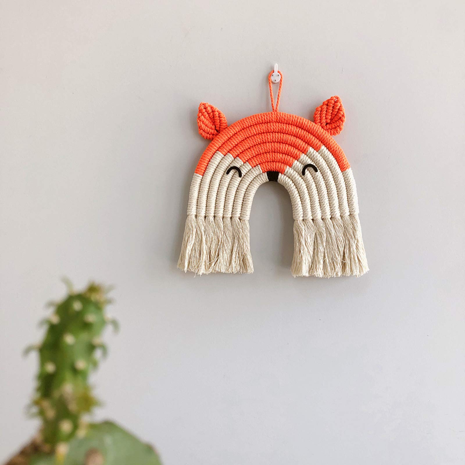 1 Corde, Motif Cartoon, Coton Et Bois, Cadeau Pour Bébé (White Deer