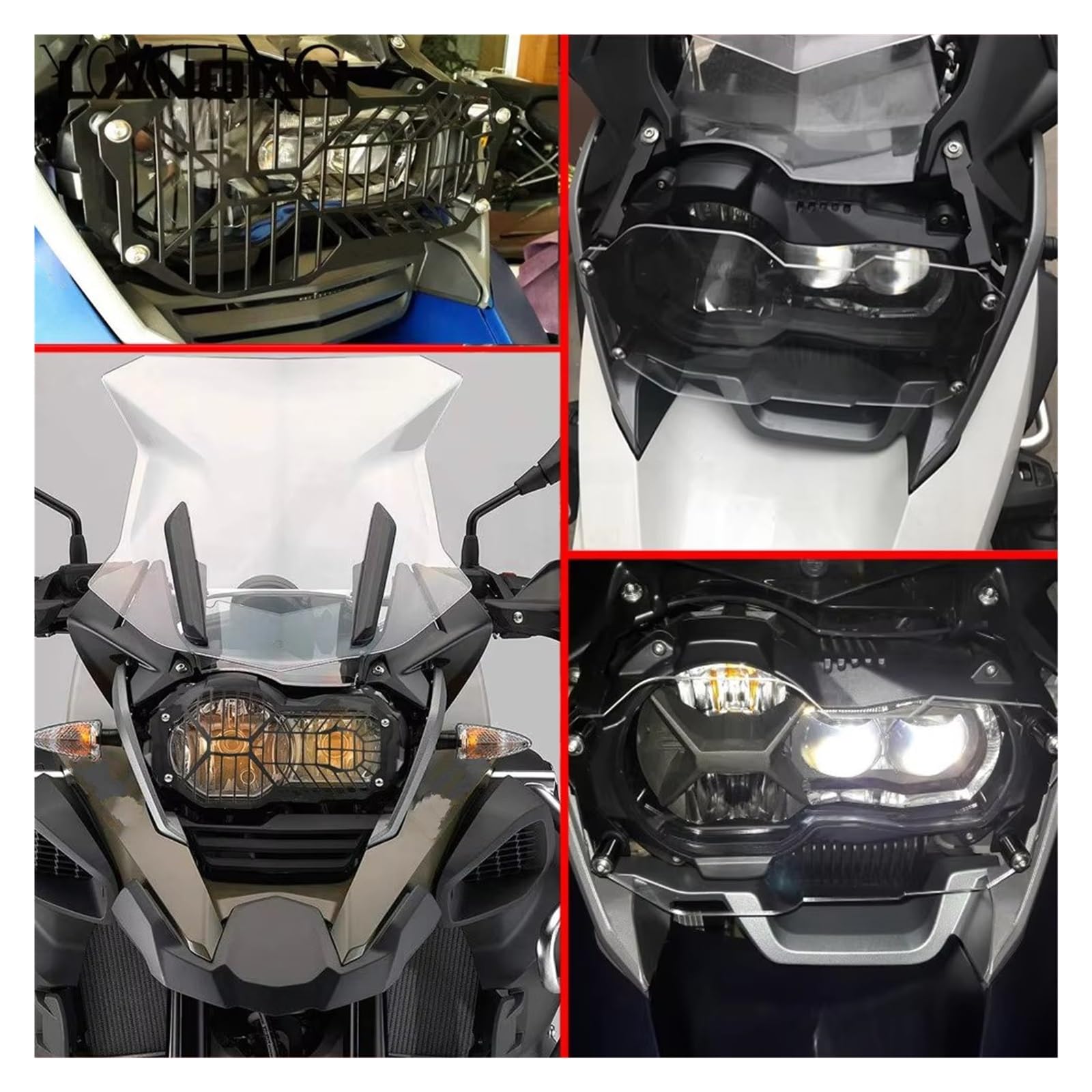 Amazon.co.jp: バイク ヘッドライト ガード R1250GS用 R1200GS用 GSA用