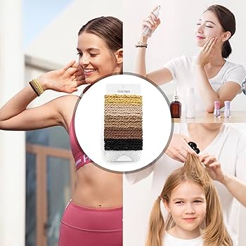 ヘアゴム No.125 Amazon | YISCOKO ヘアゴム、女性用髪ゴム、20個5色のツイスト