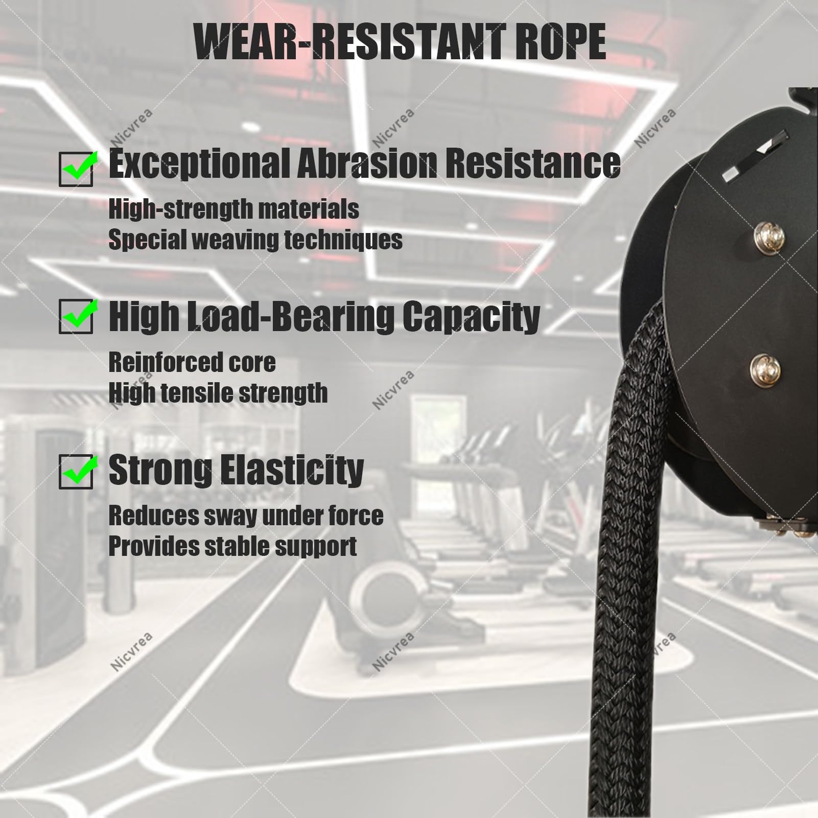 Amazon.com: Endless Rope Machine for Home Gym - Adjustable Tricep