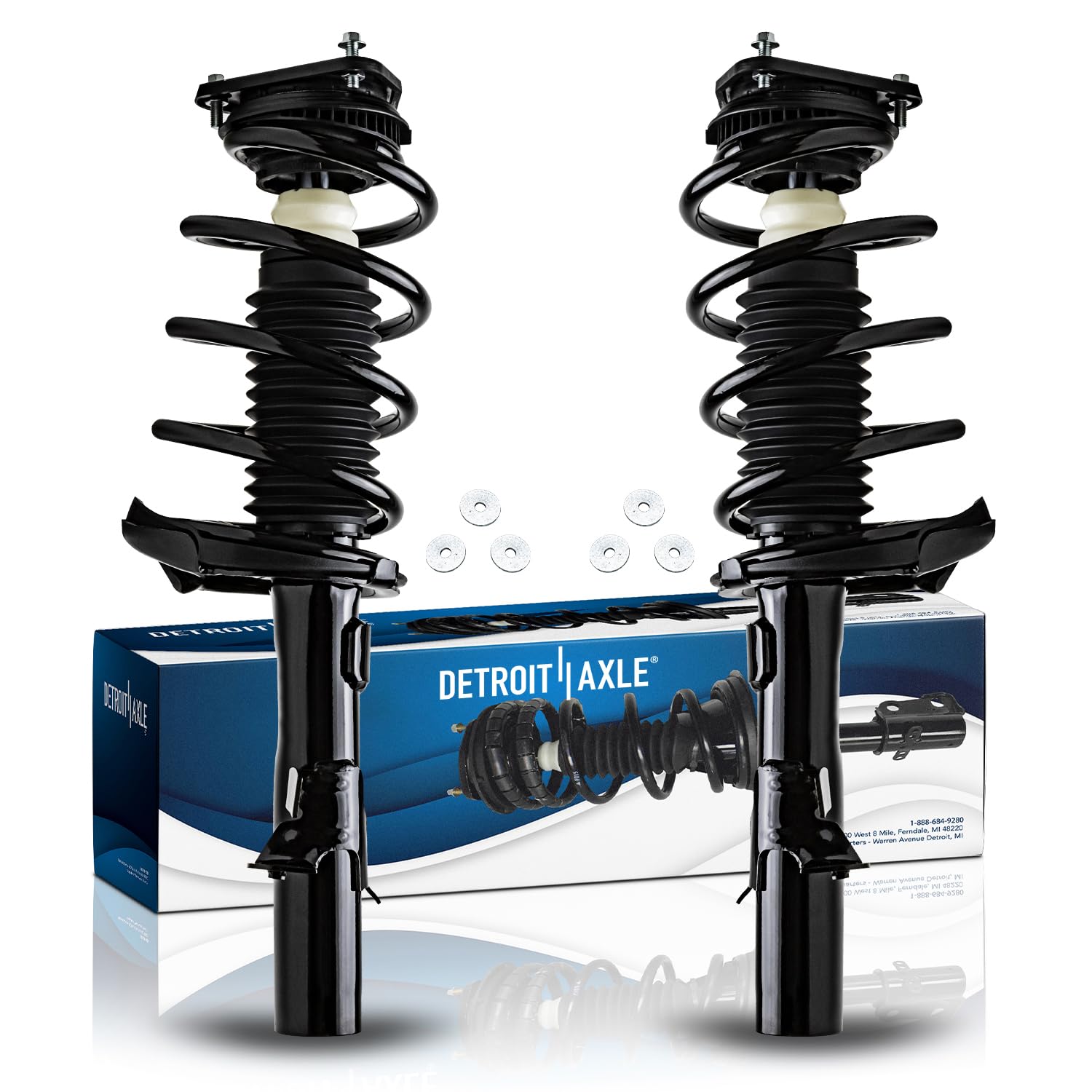 Detroit Axle - 2.0L Front Struts for 2012 2013 Ford Focus